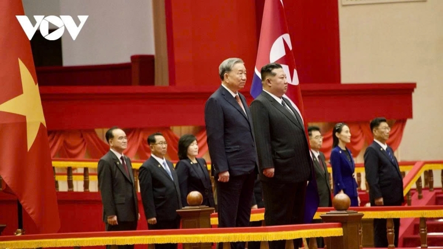 Party chief To Lam congratulates DPRK leader Kim Jong Un on re-election